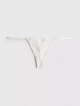Brudestring med broderte paljetter