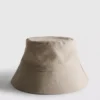 Bucket-hatt i linblanding
