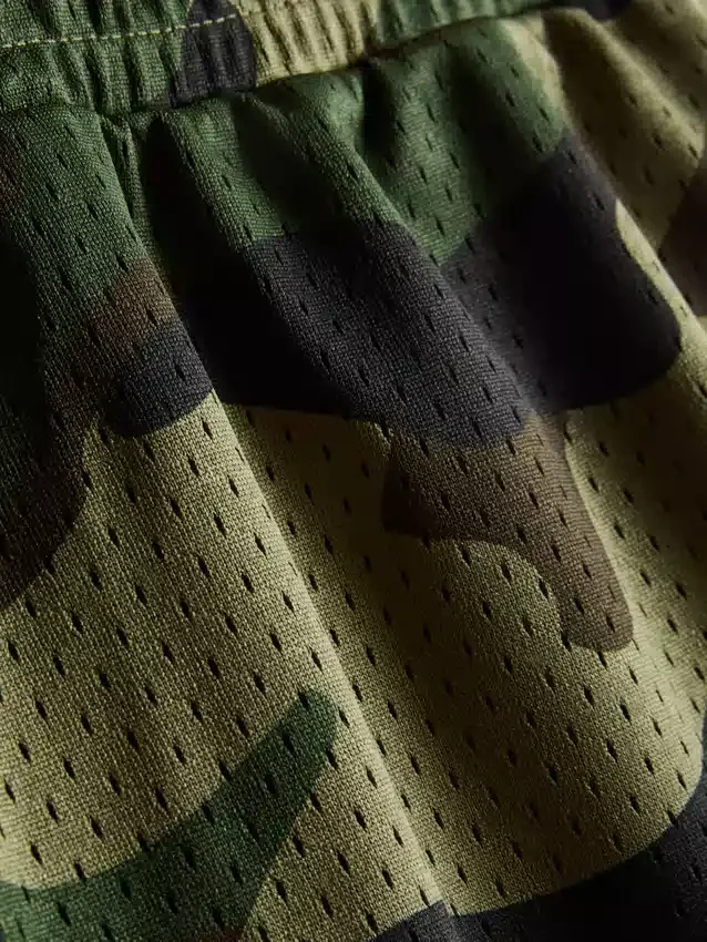 Camo-mesh-shorts