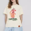 Campari bomulls-T-skjorte med rund hals