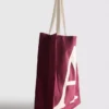 Canvas-veske med initialer