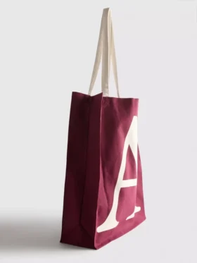 Canvas-veske med initialer