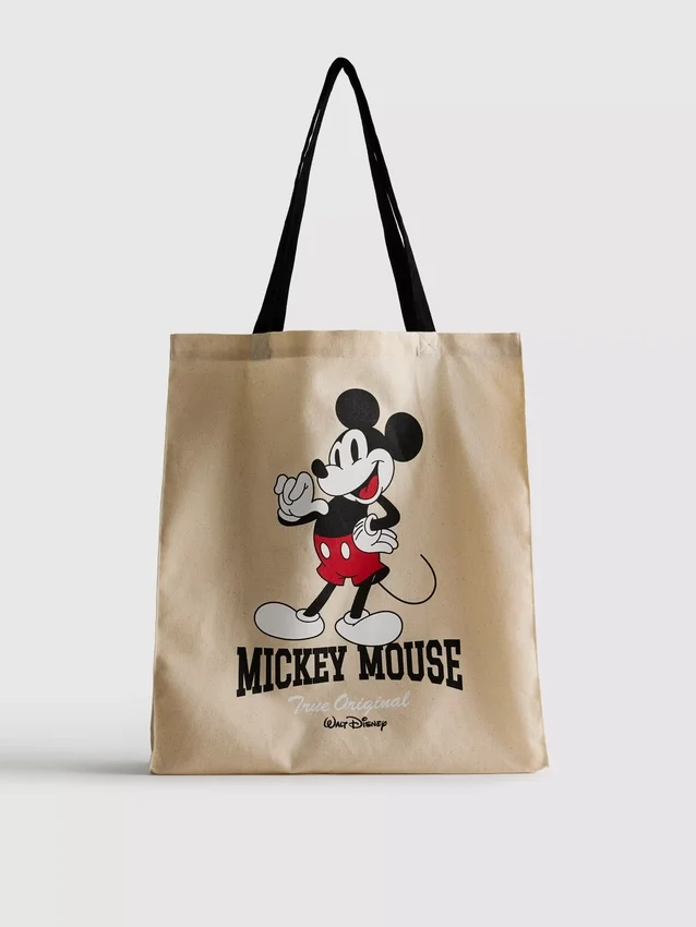 Canvas-veske med Mikke Mus og venner fra Disney