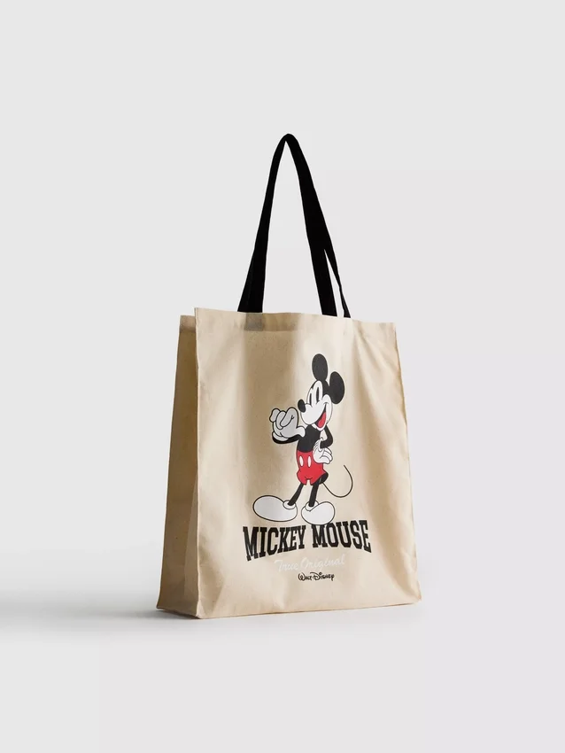 Canvas-veske med Mikke Mus og venner fra Disney