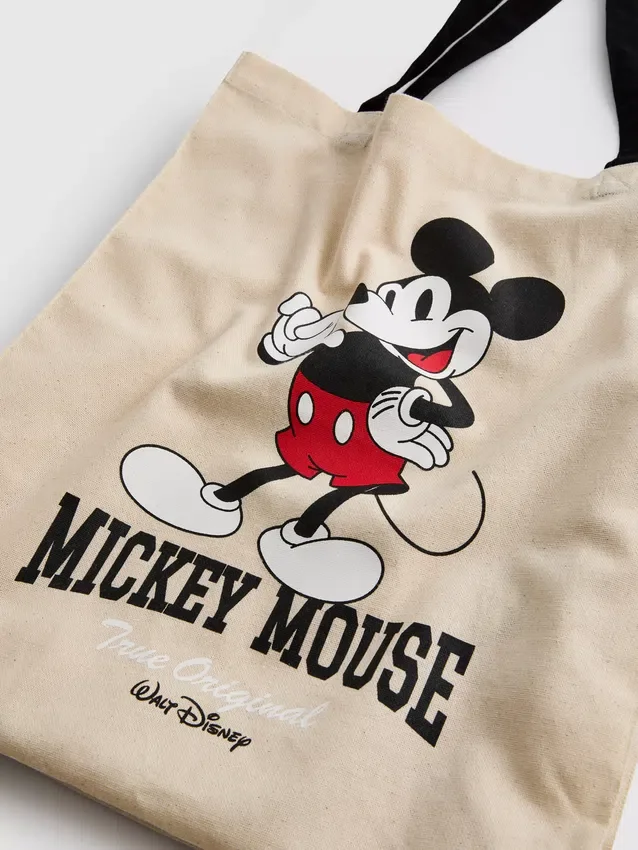 Canvas-veske med Mikke Mus og venner fra Disney