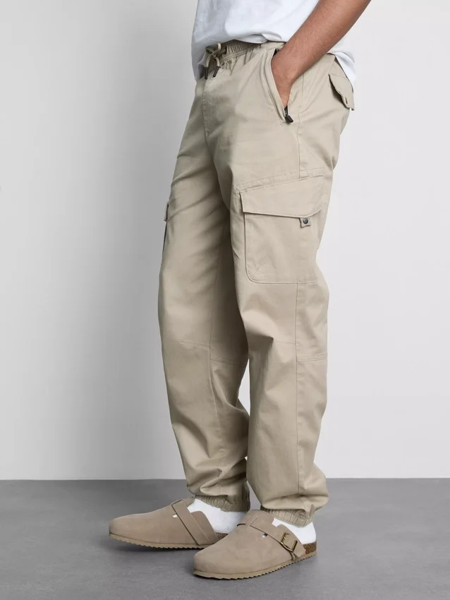 Cargo-joggebukser med mansjetter