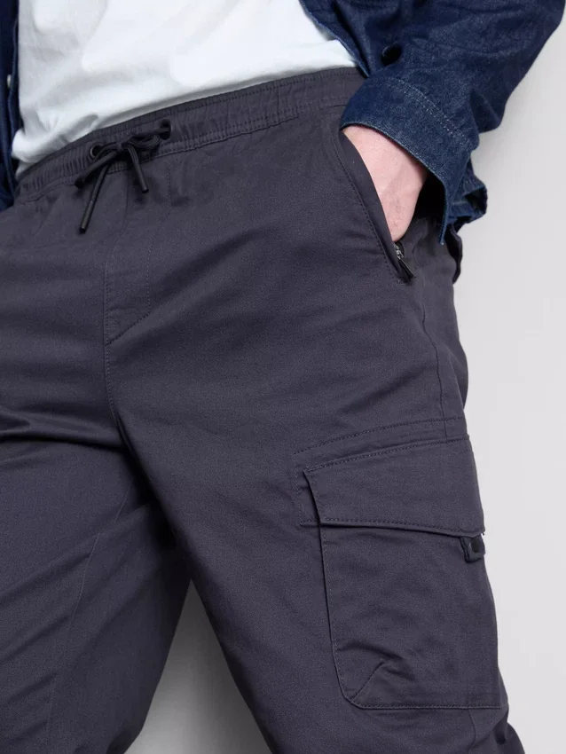 Cargo-joggebukser med mansjetter