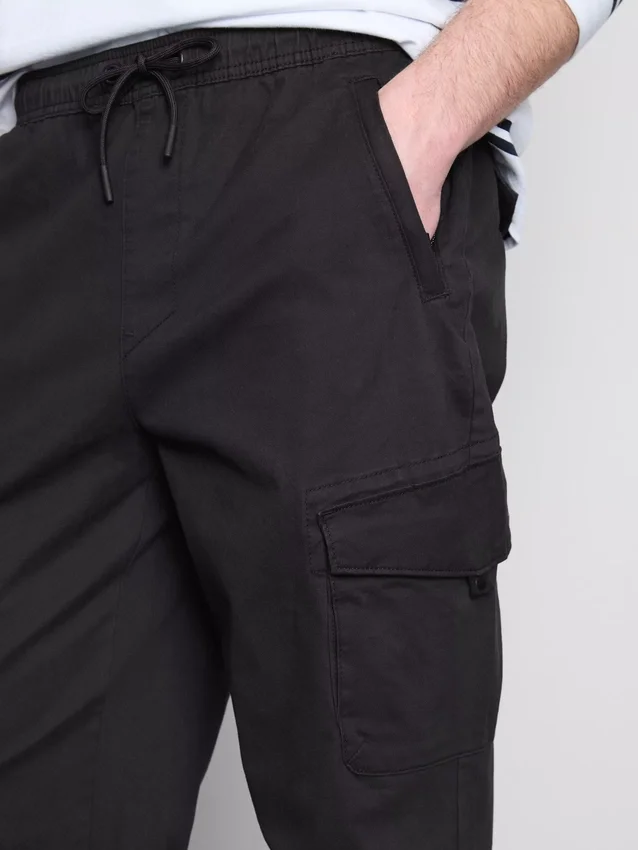 Cargo-joggebukser med mansjetter