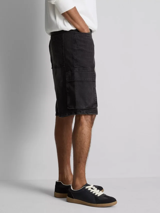 Cargo-shorts i denim