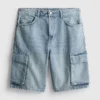 Cargo-shorts i denim