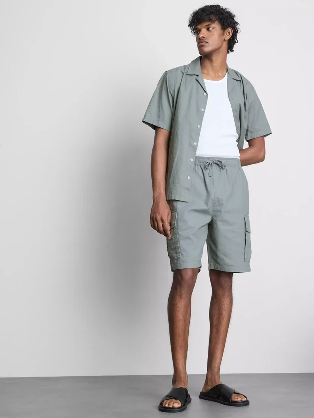 Cargoshorts i linblanding