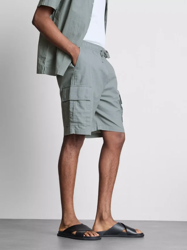 Cargoshorts i linblanding