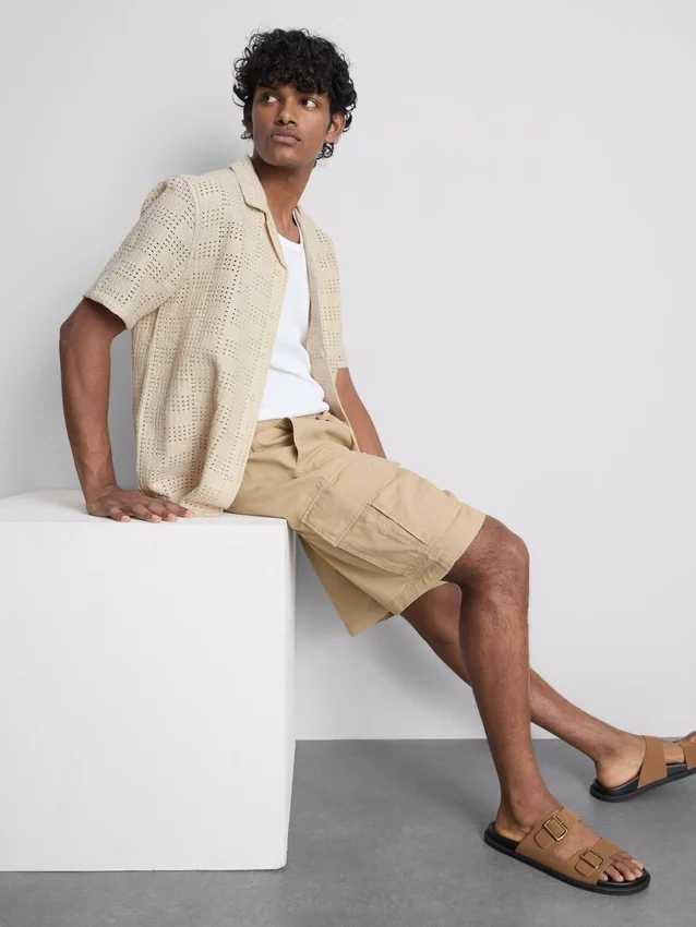 Cargoshorts i linblanding