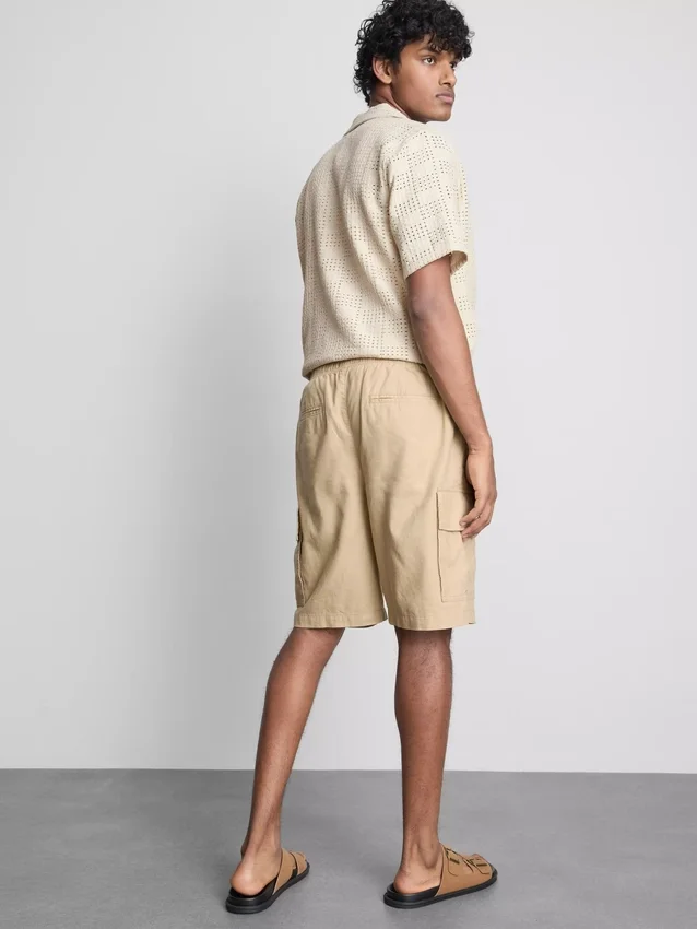 Cargoshorts i linblanding