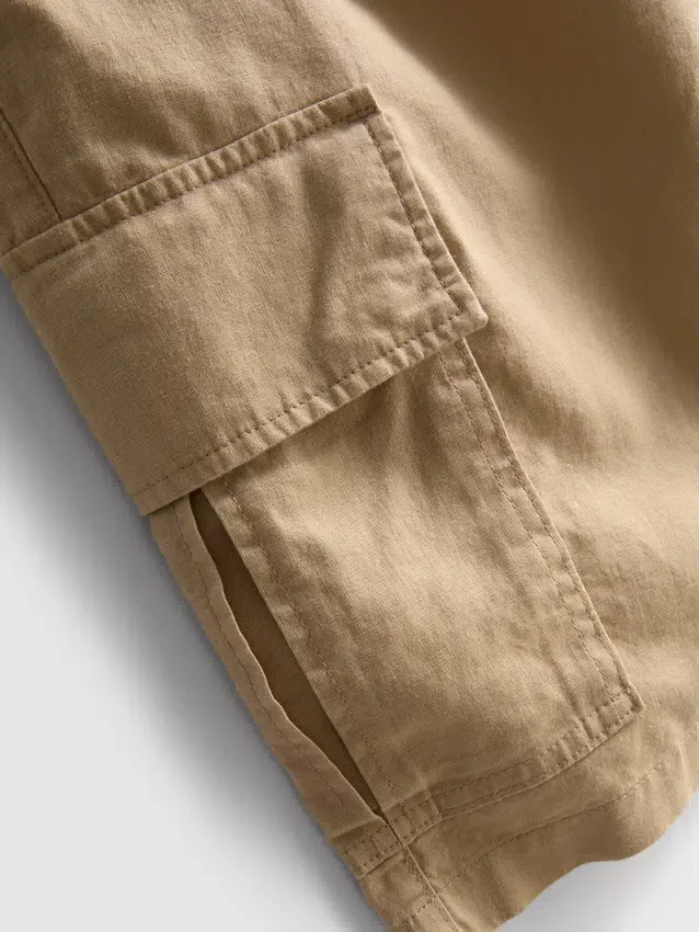 Cargoshorts i linblanding
