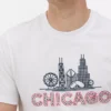 Chicago-T-skjorte med korte ermer