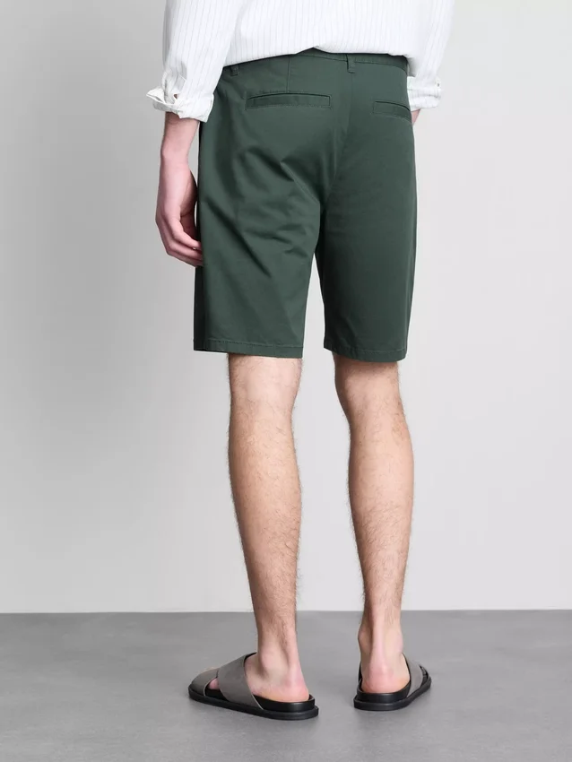 Chinoshorts med høyt bomullsinnhold