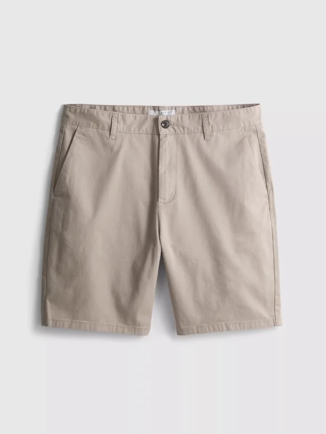Chinoshorts med høyt bomullsinnhold
