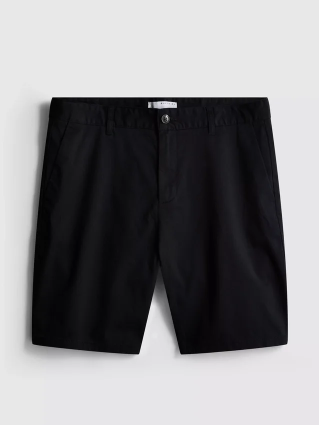 Chinoshorts med høyt bomullsinnhold
