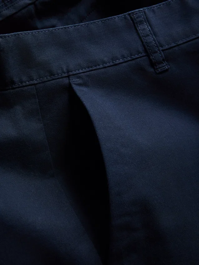 Chinoshorts med høyt bomullsinnhold