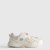 Chunky sneakers med blomsterdetaljer