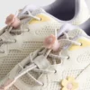 Chunky sneakers med blomsterdetaljer