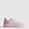 Court-sneakers med fargeblokker