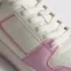 Court-sneakers med fargeblokker