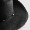 Cowboyhatt i strå med kant