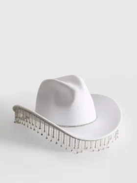 Cowboyhatt med frynser