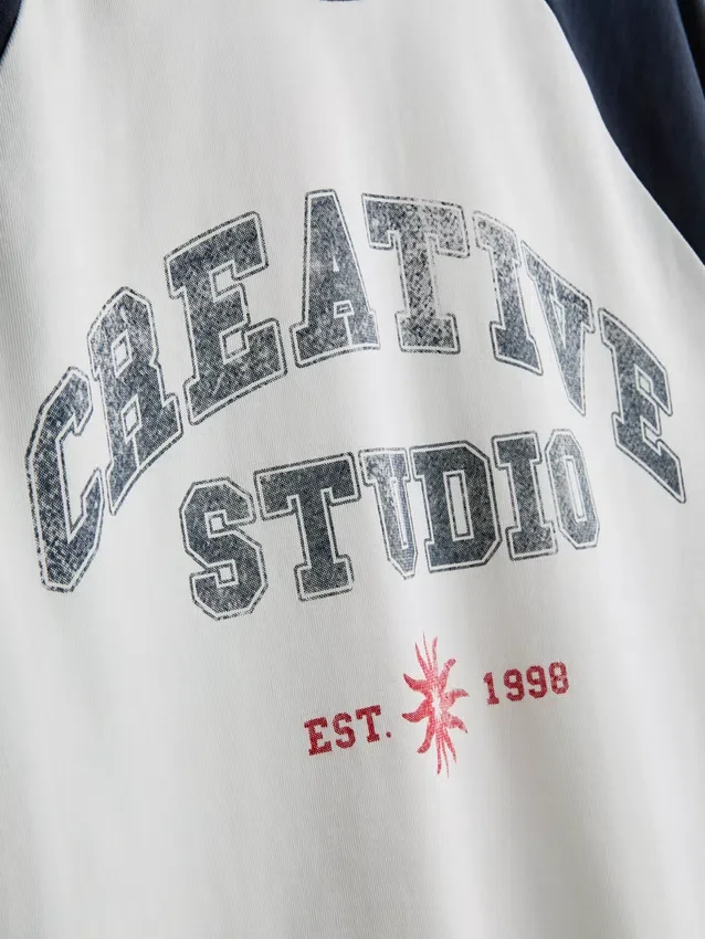 Creative Studio raglan-T-skjorte