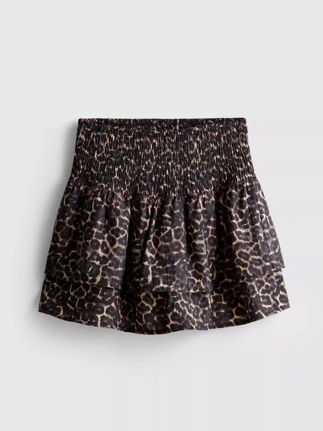 Crinkle mini rara-skjørt