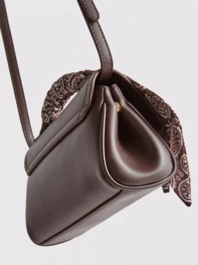 Crossbody-veske med skjerfdetaljer