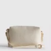 Crossbody-veske med vevd effekt