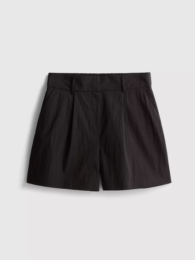 Cruise-shorts med høy midje og strukturert overflate