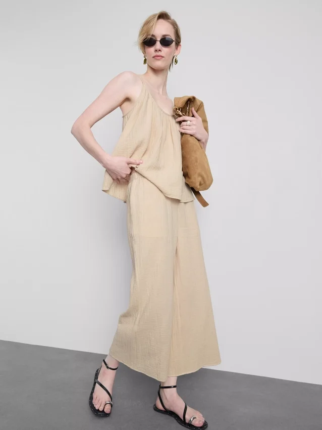 Culottes i ren bomull