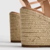 Dekorerte espadriller med kilehæl