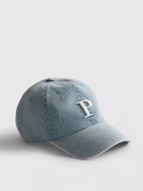 Denimcap med initialer