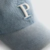 Denimcap med initialer
