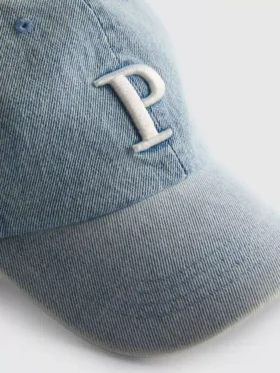 Denimcap med initialer