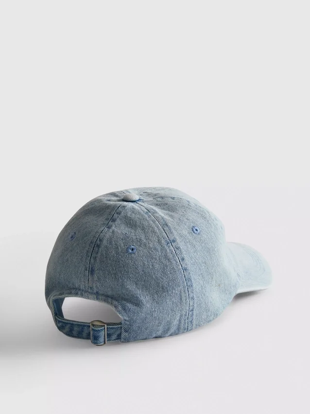 Denimcap med initialer