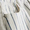 Denimshorts med middelhøy midje og oppbrett