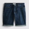 Denimshorts med rett passform