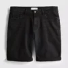 Denimshorts med rett passform
