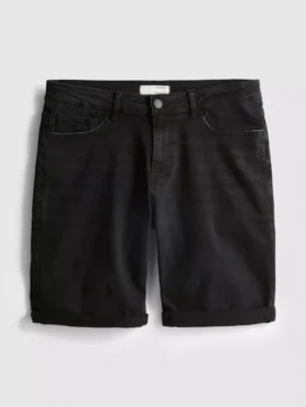 Denimshorts med rett passform