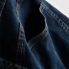 Denimshorts med rett passform