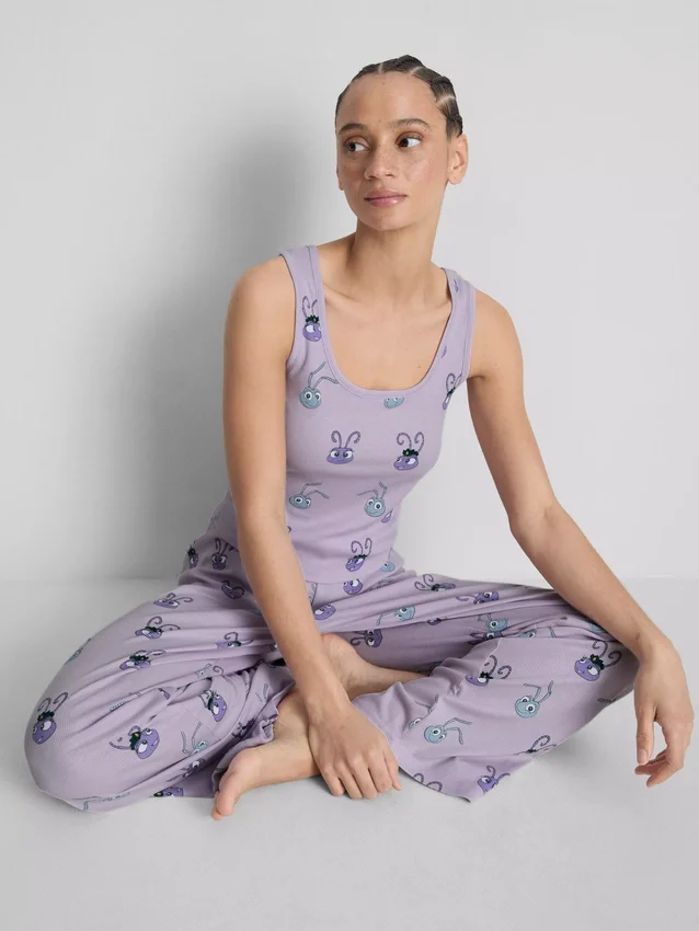 Disney Pixars «A Bug’s Life»-pysjamaser med ribbet tank-top