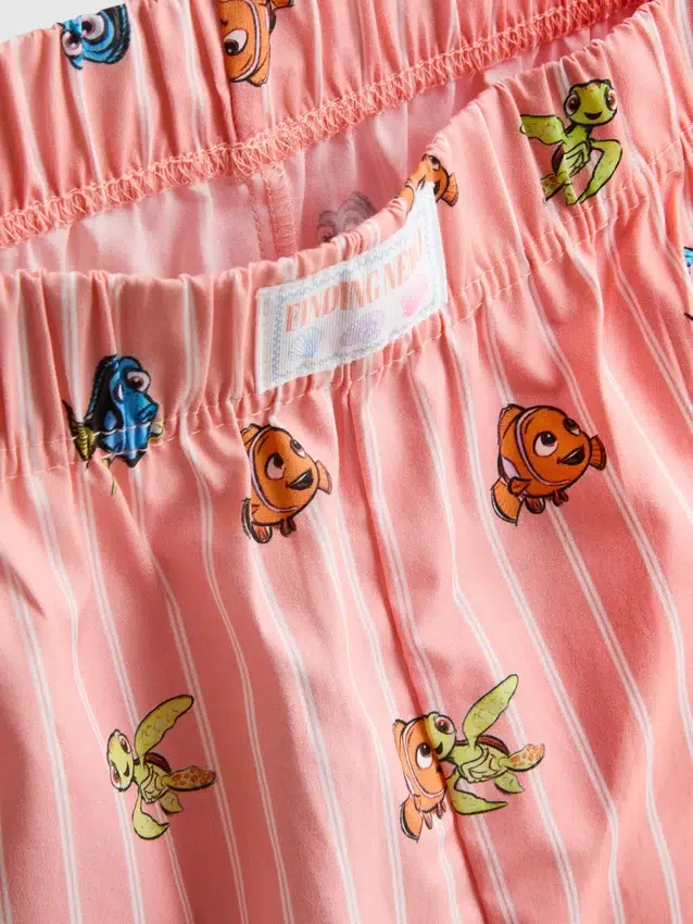 Disney Pixars Finding Nemo-pysjamaser i bomull med korte bukser