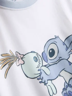 Disney-pysjamaser i bomull med Stitch-motiv