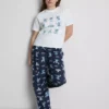Disney-pysjamaser med Stitch-T-skjorte
